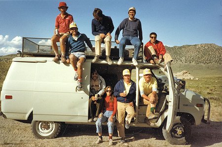 Top: Doug Nidever, Unknown, Unknown, Igor Vorobyoff, Pete Schoerner; Bottom: Jim Endo, Sharon Nidever, Doug Magee, John Ellsworth Top: Doug Nidever, Unknown, Unknown, Igor Vorobyoff, Pete Schoerner; Bottom: Jim Endo, Sharon Nidever, Doug Magee, John Ellsworth