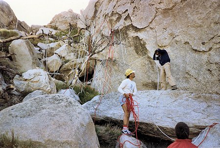 Rigging training at Granite Falls (Need identity of individual(s)) Rigging training at Granite Falls (Need identity of individual(s))