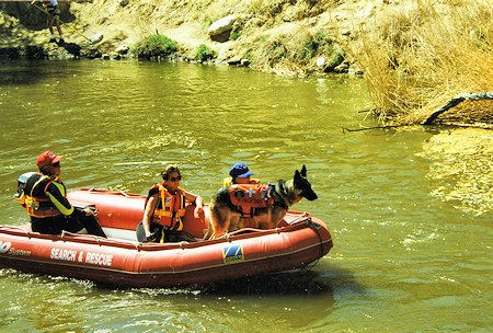 Searching the Los Angeles Aquaduct for missing person Searching the Los Angeles Aquaduct for missing person