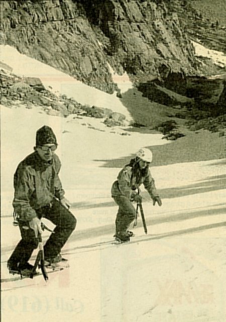 Doug and Sharon Nidever are climbing companions, as well as husband and wife Doug and Sharon Nidever are climbing companions, as well as husband and wife