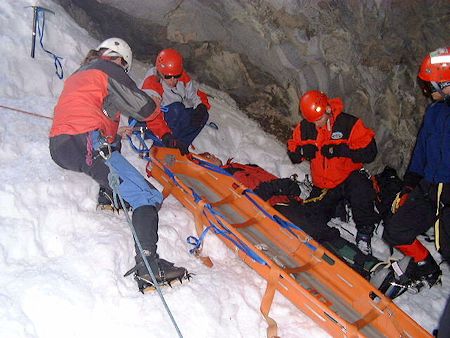 Steep Snow Lowering Training Steep Snow Lowering Training