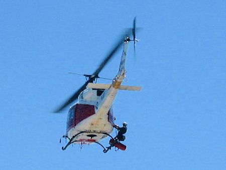 Helicopter Training at Mammoth Airport - June 29, 2002