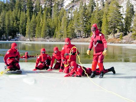Lake Ice Rescue Training - Twin Lakes - November 25, 2002 Lake Ice Rescue Training - Twin Lakes - November 25, 2002