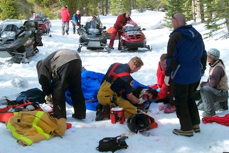 ops 03-07 - Snowmobile Accident - Reds Meadow Road