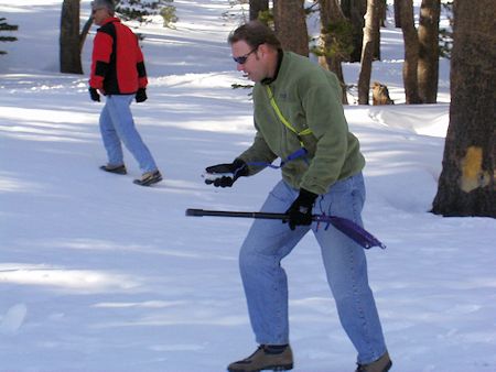 Avalanche beacon training