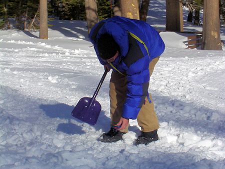 Avalanche beacon training