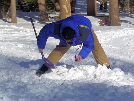 Avalanche beacon training Avalanche beacon training