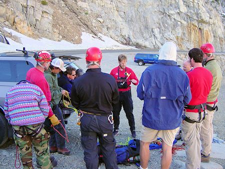 Knots, Litter, Low Angle Rigging Training