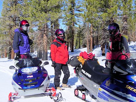 Snowmobile Training at Devil's Punch Bowl Snowmobile Training at Devil's Punch Bowl