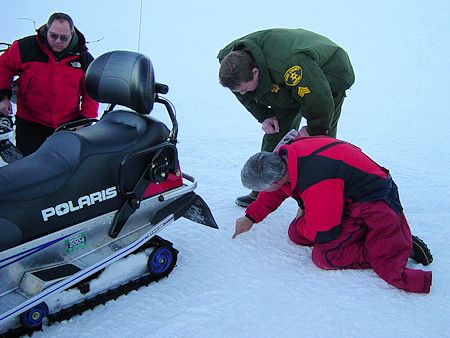 Snowmobile Training with Don Little at Smoky Bear Flat Snowmobile Training with Don Little at Smoky Bear Flat