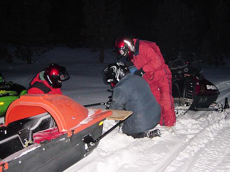 Snowmobile Training with Don Little at Smoky Bear Flat Snowmobile Training with Don Little at Smoky Bear Flat