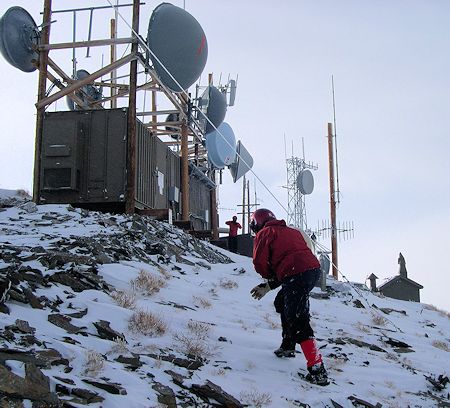 Silver Peak summit - February 3, 2004 - Dave Michalski Photo Silver Peak summit - February 3, 2004 - Dave Michalski Photo