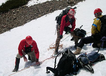Second belay stance - DM Photo Second belay stance - DM Photo