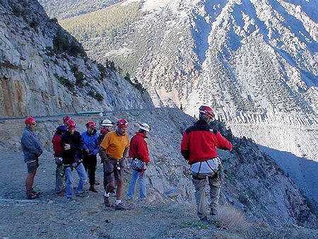 Scouting the training area - Walt Matell Photo