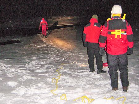 Night Lake Ice Rescue Training - November 20, 2004 Night Lake Ice Rescue Training - November 20, 2004