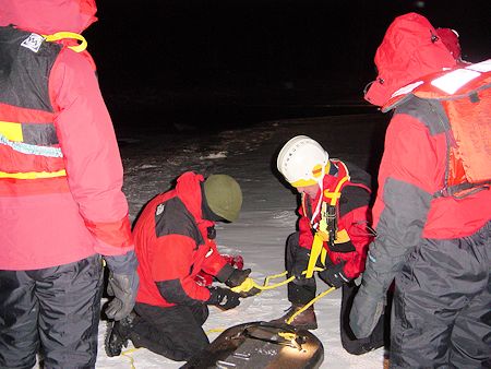 Night Lake Ice Rescue Training - November 20, 2004 Night Lake Ice Rescue Training - November 20, 2004