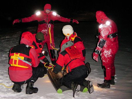 Night Lake Ice Rescue Training - November 20, 2004 Night Lake Ice Rescue Training - November 20, 2004