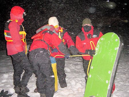 Night Lake Ice Rescue Training - November 20, 2004