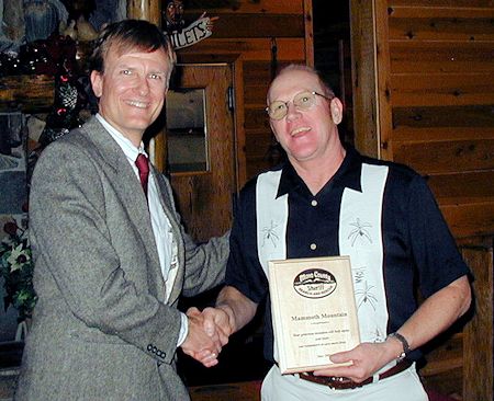 Appreciation Award to Mammoth Mountain Appreciation Award to Mammoth Mountain