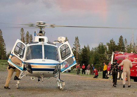 CHP H40 transported Aaron Olds to Minaret Vista