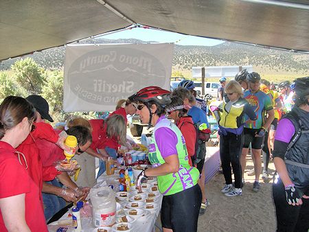 Fall Century Ride lunch stop Fall Century Ride lunch stop