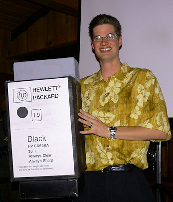Daniel Hansen - Giant Ink Cartridge Award Daniel Hansen - Giant Ink Cartridge Award