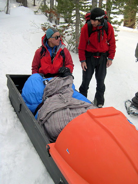 Ready to transport to ambulance Ready to transport to ambulance
