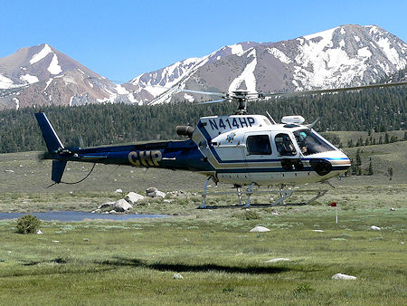 CHP Helicopter arrives at rescue base CHP Helicopter arrives at rescue base