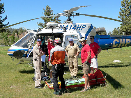 Bill Green points out location of subject to CHP pilots Bill Green points out location of subject to CHP pilots