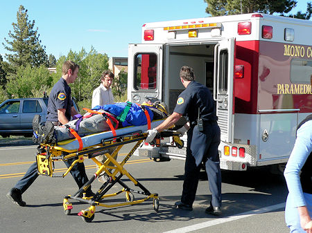 ... transport to Mammoth Hospital ... transport to Mammoth Hospital