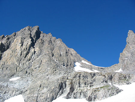 Mt. Ritter and the Banner/Ritter saddle Mt. Ritter and the Banner/Ritter saddle
