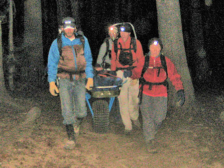 Ops 09-534 Gem Lake injured foot rescue - Barry Beck Photo Ops 09-534 Gem Lake injured foot rescue - Barry Beck Photo