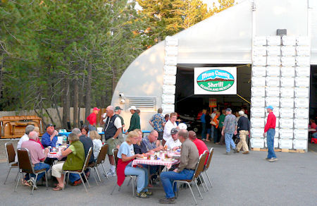 SAR BBQ at tent