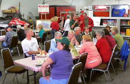 SAR BBQ at tent