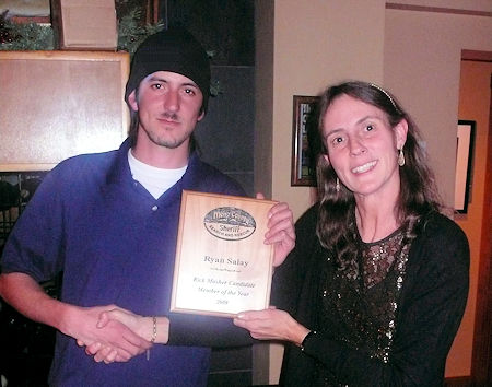 Ryan Salay - 2009 Candidate Member of the Year - Dave Michalski Photo Ryan Salay - 2009 Candidate Member of the Year - Dave Michalski Photo