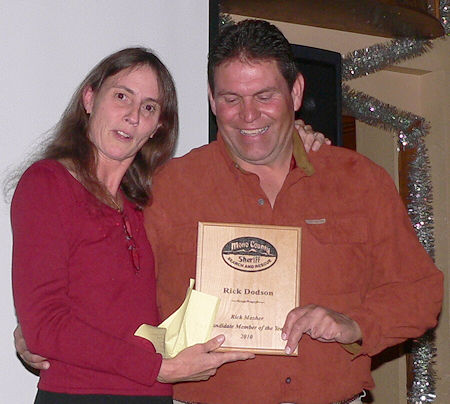 Rick Dodson receiving Rick Mosher Candidate Member Award Rick Dodson receiving Rick Mosher Candidate Member Award