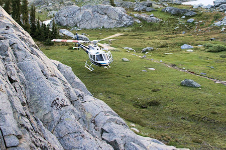 CHP Helicopter on the ground CHP Helicopter on the ground