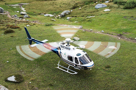 Helicopter taking off Helicopter taking off