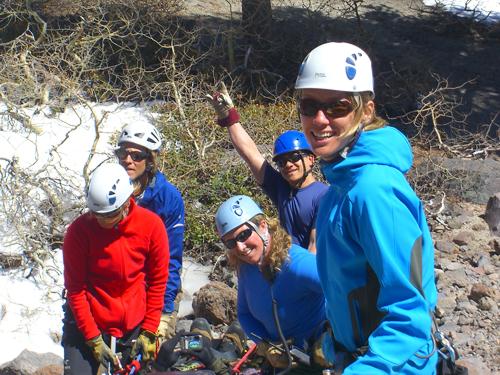 Low angle rigging training - Carole Schilz Photo