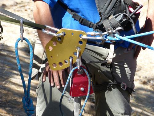 High Angle Rigging Training - Jim Gilbreath Photo