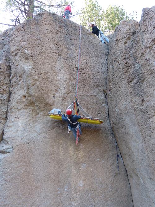 High Angle Rigging Training - Jim Gilbreath Photo