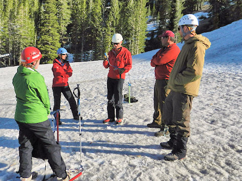 Ice Axe Training