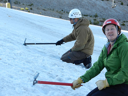 Ice Axe Training