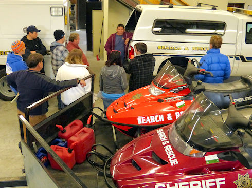 Rick Dodson reviews where equipment is kept Rick Dodson reviews where equipment is kept