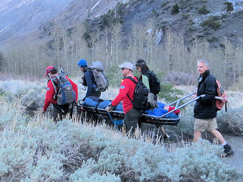 Ops 13-343 Injured hiker on McGee Creek Ops 13-343 Injured hiker on McGee Creek