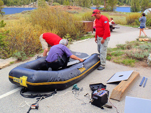 Ops 13-446 - stranded swimmer at Tiogo Lake Ops 13-446 - stranded swimmer at Tiogo Lake