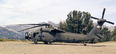 Blackhawk helicopter from Army Air National Guard Blackhawk helicopter from Army Air National Guard