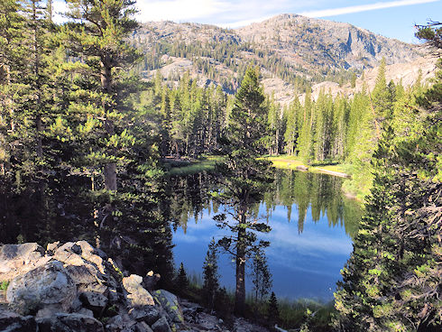 Ops 3-754 Marie Lakes - nice view from the trail Ops 3-754 Marie Lakes - nice view from the trail