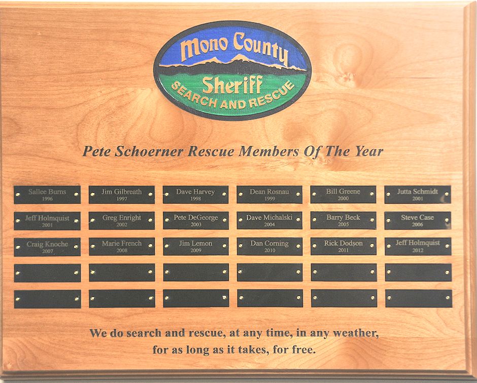 Pete Schoerner Rescue Members Of The Year Pete Schoerner Rescue Members Of The Year