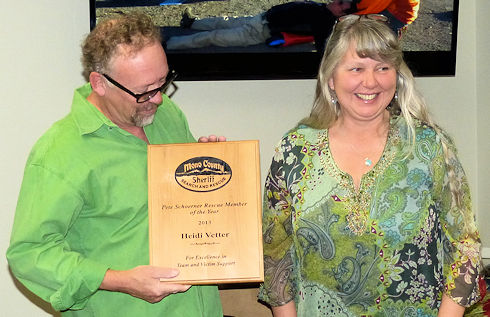 Heidi Vetter - Pete Schoerner Rescue Member of the Year - 2013 Heidi Vetter - Pete Schoerner Rescue Member of the Year - 2013